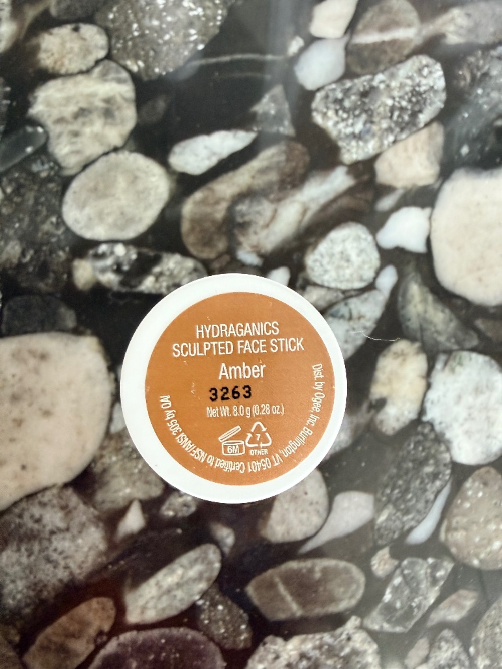*new without box* ogee sculpted face stick- amber